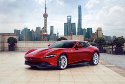 Ferrari Roma Coupe (2021) - 创造汽车车身和内部的模式. 以电子形式出售模板，以便在绘图机上切割油漆保护膜
