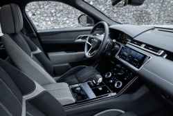 Land Rover Range Rover Velar (2021) interior - Tworzenie wzorów karoserii i wnętrza. Sprzedaż szablonów w formie elektronicznej do cięcia na folii ochronnej na ploterze