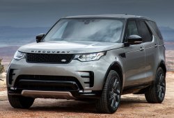 Land Rover Discovery 5 (2017) Dynamic - Produccíon de plantillas para proteger carrocería y habitáculo de un coche con antigrava cubierta protectora. Plantillas para el corte en ploteador. Protección de elementos brillantes de habitáculo, pantallas, plástico.
