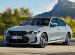 BMW 3 series (2022) M-Sport - Tworzenie wzorów karoserii i wnętrza. Sprzedaż szablonów w formie elektronicznej do cięcia na folii ochronnej na ploterze