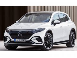 Mercedes-Benz EQS (2022) AMG SUV - Creating patterns of car body and interior. Sale of templates in electronic form for cutting on paint protection film on a plotter