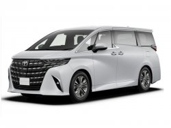 Toyota Alphard (2023) - Creating patterns of car body and interior. Sale of templates in electronic form for cutting on paint protection film on a plotter