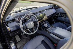 Land Rover Range Rover Sport (2022) - Produccíon de plantillas para proteger carrocería y habitáculo de un coche con antigrava cubierta protectora. Plantillas para el corte en ploteador. Protección de elementos brillantes de habitáculo, pantallas, plástico.
