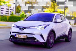 Toyota C-HR (2018) - Creating patterns of car body and interior. Sale of templates in electronic form for cutting on paint protection film on a plotter