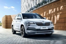 Skoda Karoq (2021) (China) - Creating patterns of car body and interior. Sale of templates in electronic form for cutting on paint protection film on a plotter