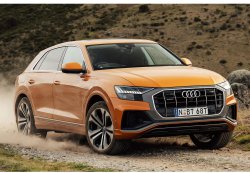 Audi Q8 2019 - Creating patterns of car body and interior. Sale of templates in electronic form for cutting on paint protection film on a plotter