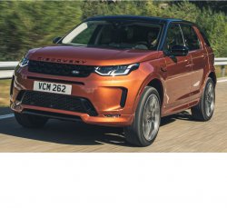Land Rover Discovery sport (2019) Dynamic - Produccíon de plantillas para proteger carrocería y habitáculo de un coche con antigrava cubierta protectora. Plantillas para el corte en ploteador. Protección de elementos brillantes de habitáculo, pantallas, plástico.