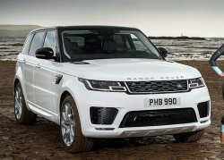 Land Rover Range Rover Sport (2018) - Produccíon de plantillas para proteger carrocería y habitáculo de un coche con antigrava cubierta protectora. Plantillas para el corte en ploteador. Protección de elementos brillantes de habitáculo, pantallas, plástico.