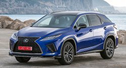 Lexus RX (2019) F Sport - Creating patterns of car body and interior. Sale of templates in electronic form for cutting on paint protection film on a plotter