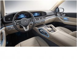 Mercedes-Benz GLS (2019)  - Produccíon de plantillas para proteger carrocería y habitáculo de un coche con antigrava cubierta protectora. Plantillas para el corte en ploteador. Protección de elementos brillantes de habitáculo, pantallas, plástico.