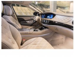 Mercedes-Maybach (2018)  - Produccíon de plantillas para proteger carrocería y habitáculo de un coche con antigrava cubierta protectora. Plantillas para el corte en ploteador. Protección de elementos brillantes de habitáculo, pantallas, plástico.