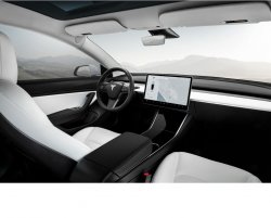 Tesla Model 3 (2018)  - Tworzenie wzorów karoserii i wnętrza. Sprzedaż szablonów w formie elektronicznej do cięcia na folii ochronnej na ploterze