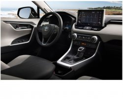 Toyota RAV 4 (2019) - Tworzenie wzorów karoserii i wnętrza. Sprzedaż szablonów w formie elektronicznej do cięcia na folii ochronnej na ploterze