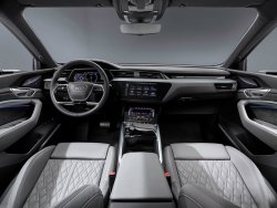 Audi E-tron (2020) - Creating patterns of car body and interior. Sale of templates in electronic form for cutting on paint protection film on a plotter