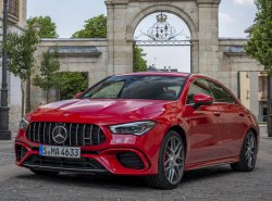 Mercedes-AMG CLA 45 S 4MATIC+ (2020) - Creating patterns of car body and interior. Sale of templates in electronic form for cutting on paint protection film on a plotter