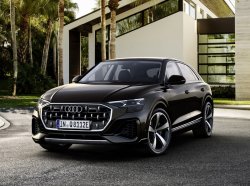 Audi Q8 - Creating patterns of car body and interior. Sale of templates in electronic form for cutting on paint protection film on a plotter