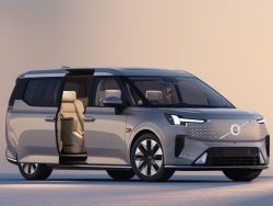 Volvo EM90 - Erstellen von Mustern für Karosserie und Innenraum. Verkauf von Vorlagen in elektronischer Form zum Schneiden von Schutzfolien auf einem Plotter