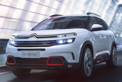 Citroen C5 Aircross (2018) - Creating patterns of car body and interior. Sale of templates in electronic form for cutting on paint protection film on a plotter